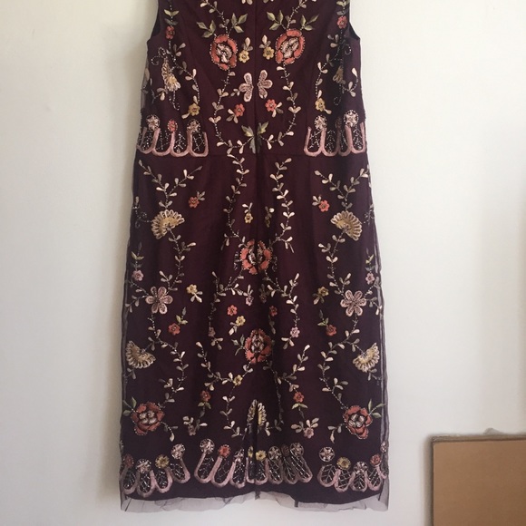 Anthropologie Beaded Embroidered Dress - Picture 2 of 7